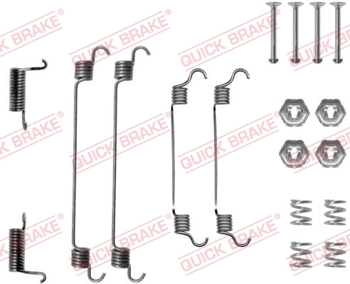 Accessory Kit, brake shoes